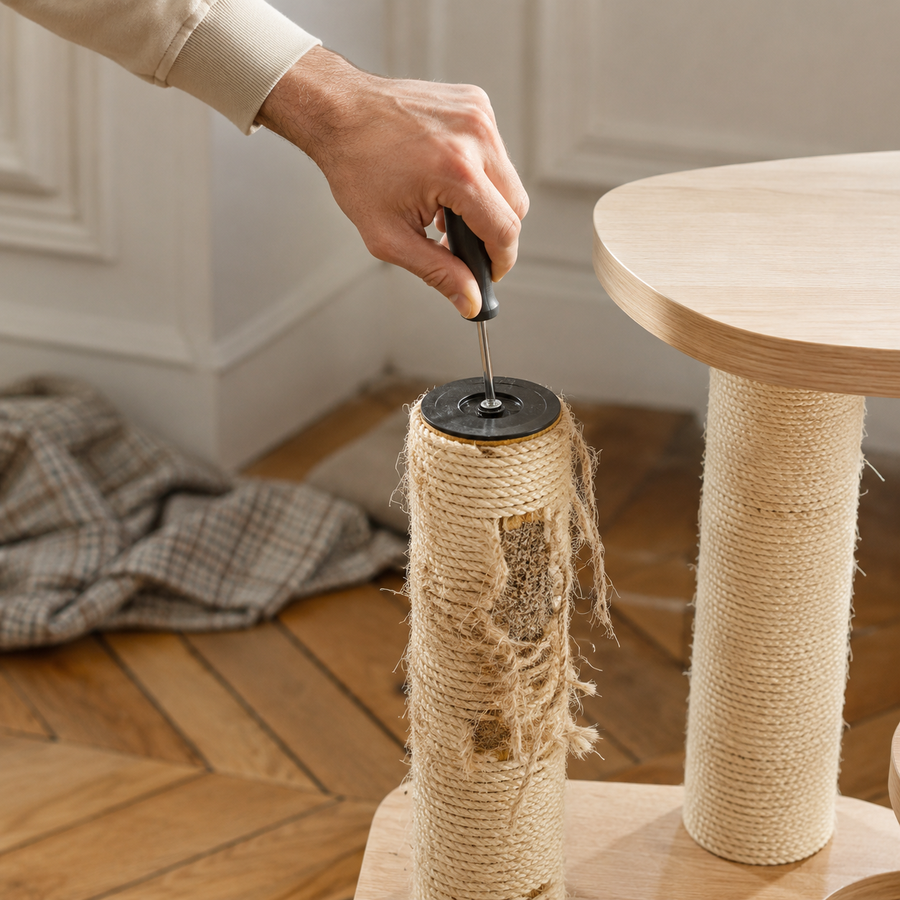 Poteau sisal de rechange