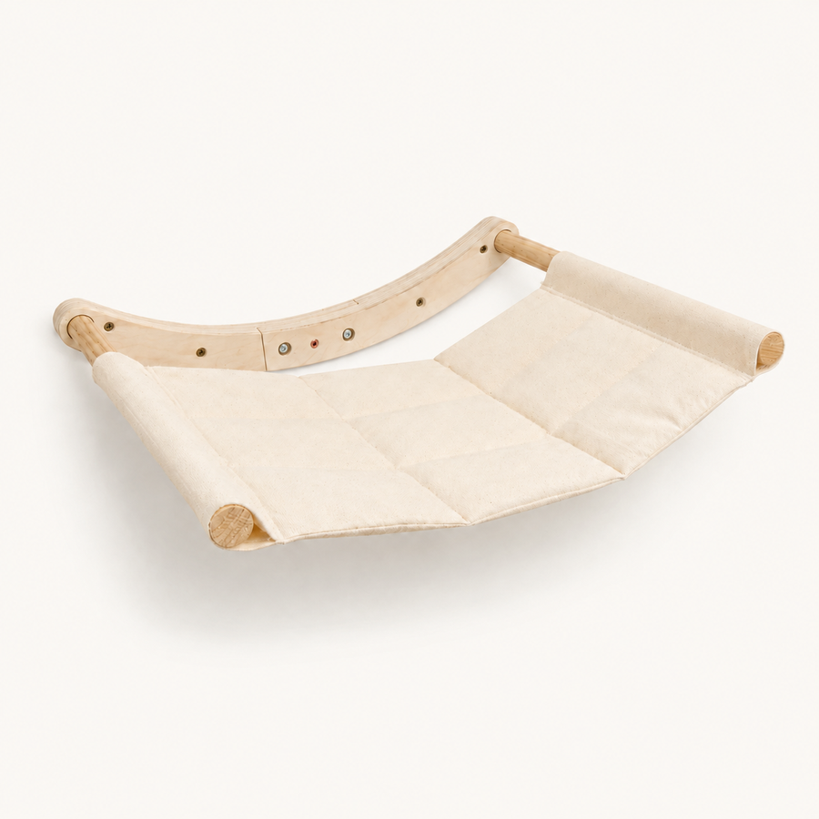 Le hamac mural en toile de coton, packshot