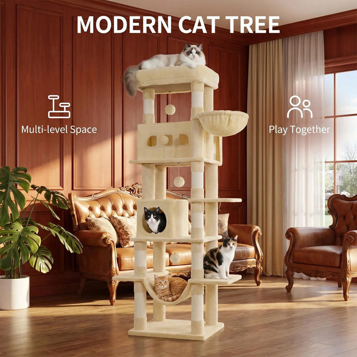 Arbre à chat 170 cm multi-niveaux