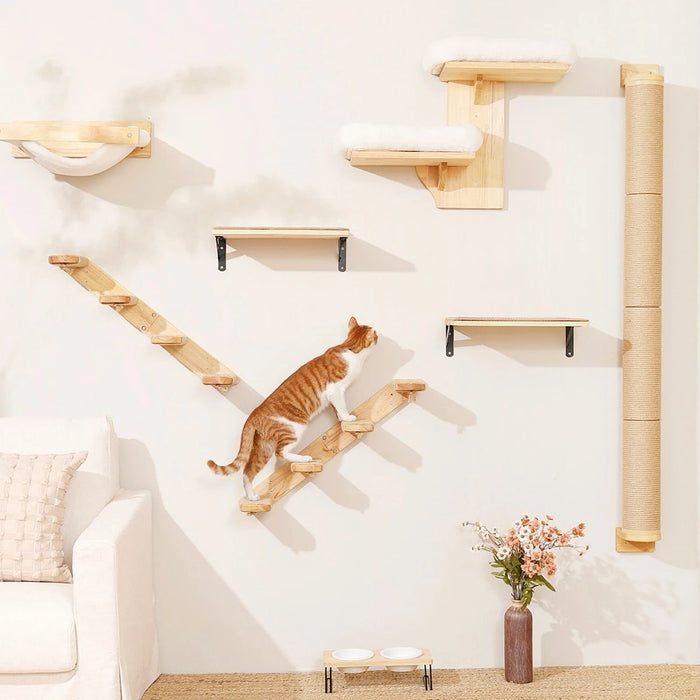 Hamac mural pour chat